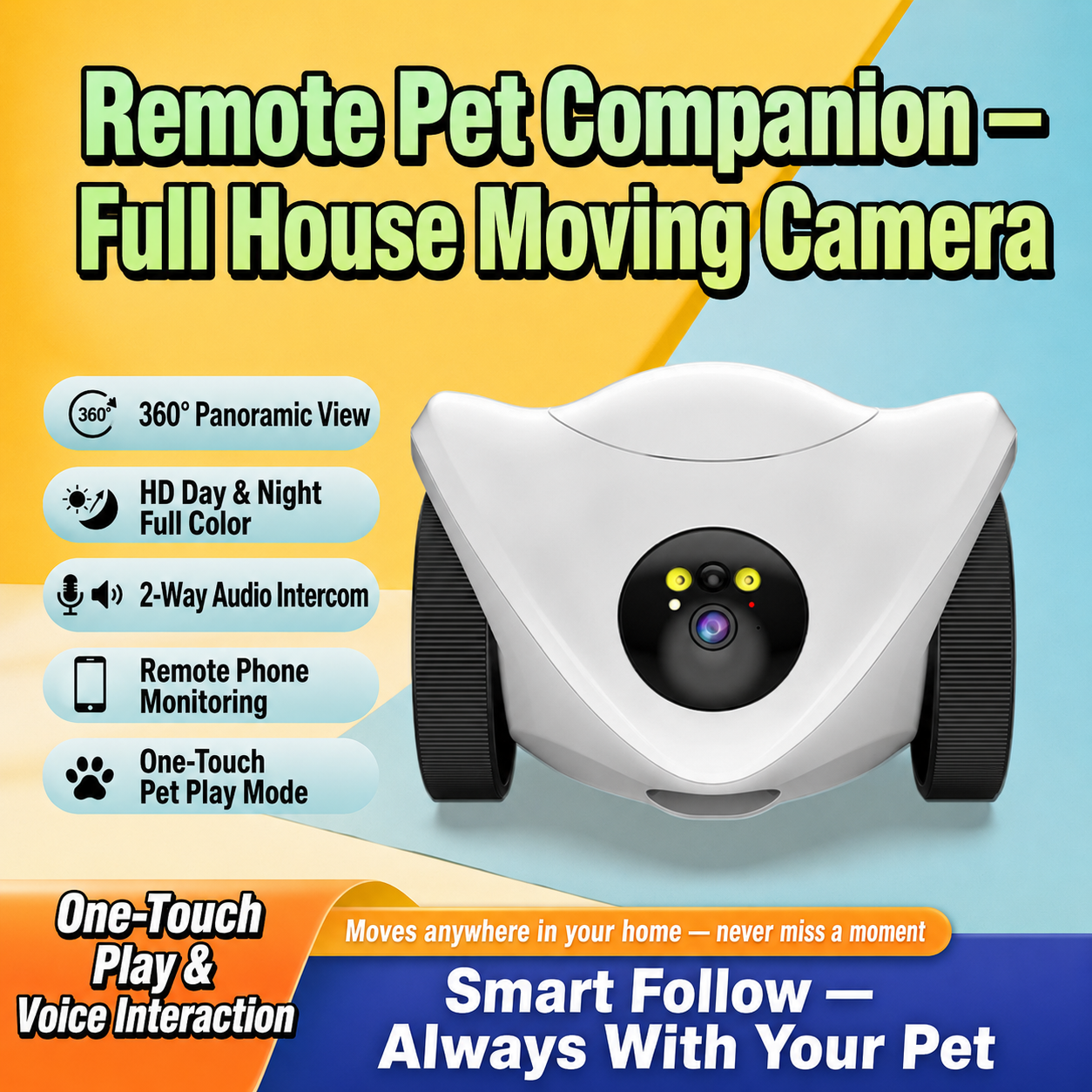PalexRobot Pro — The Smart Pet Robot
That Never Lets Your Pet Feel Alone