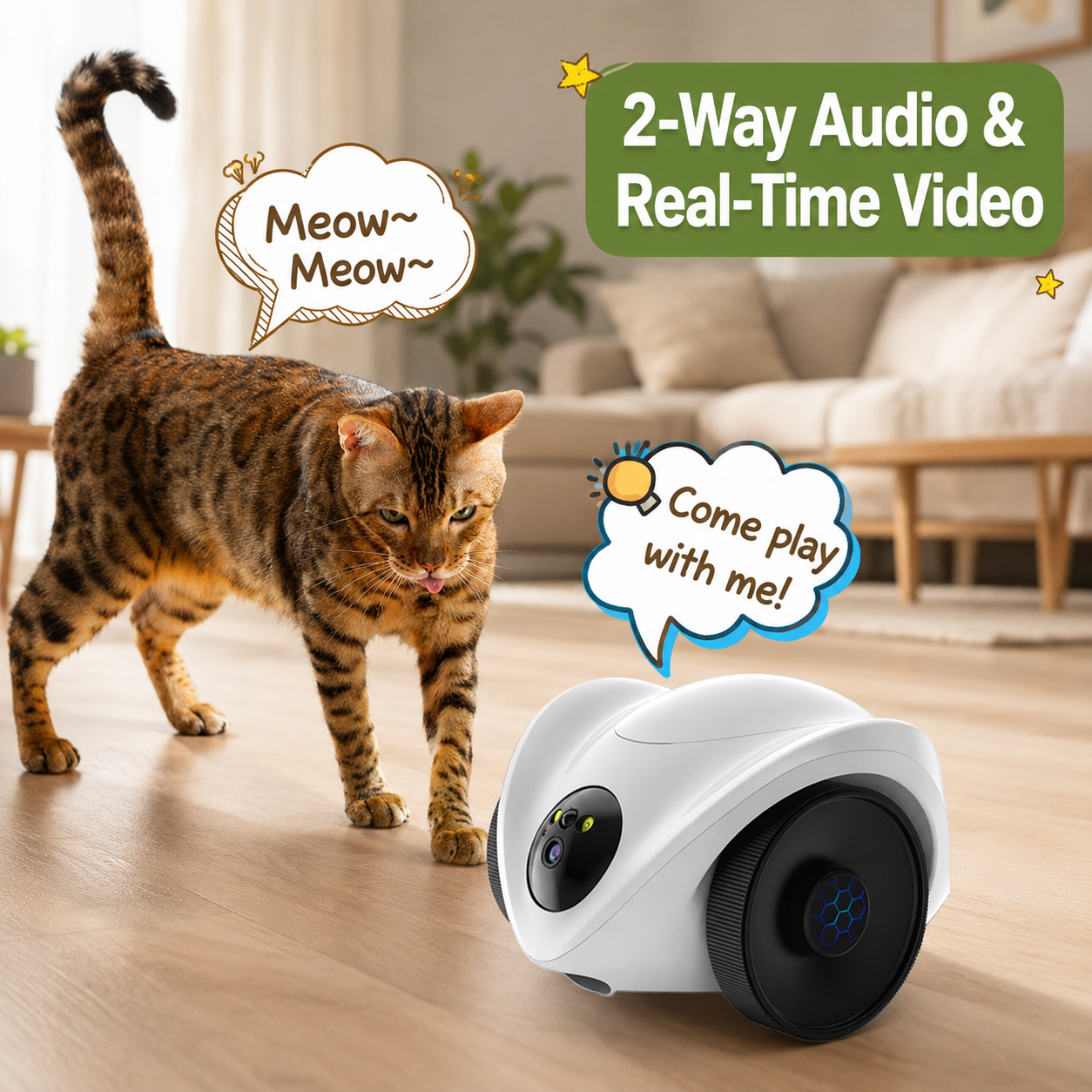 PalexRobot Pro — The Smart Pet Robot 
That Never Lets Your Pet Feel Alone