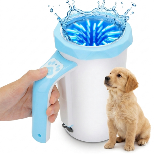 Smart Pet Automatic Paw Cleaner Cup — USB Rechargeable Deep Cleaning for Dogs & Cats