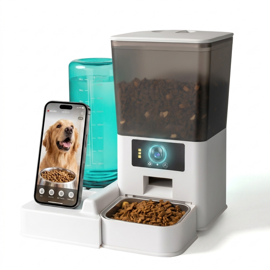 PalexFeed Pro™ — Smart Automatic Pet Feeder with App & Camera